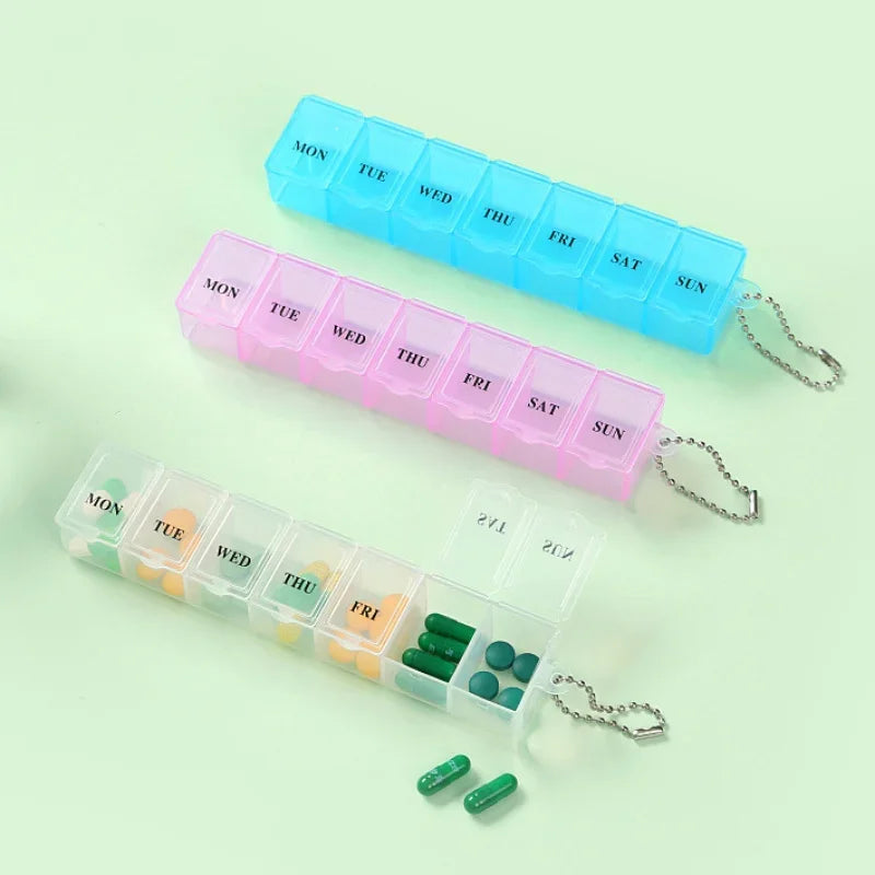 5 Colors Pill Case Organizer